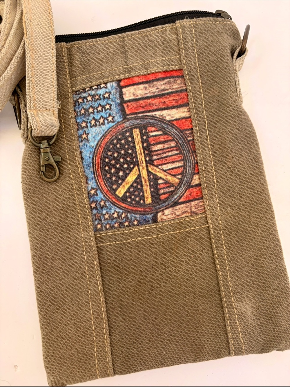🇺🇸Vintage Addiction Canvas Bag ☮️